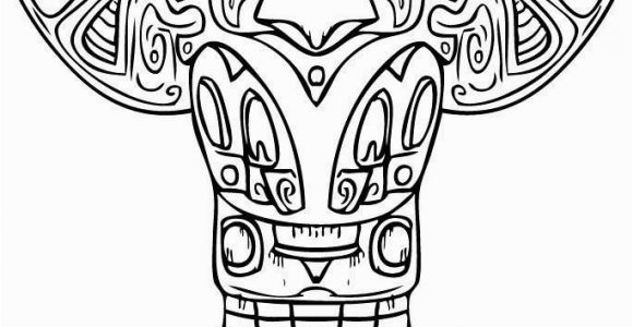 Totem Pole Faces Coloring Pages totem Pole Faces Coloring Pages Unique 137 Best Woodcarve totem