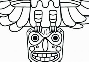 Totem Pole Faces Coloring Pages totem Pole Faces Coloring Pages Unique Coloring Pages Line to Print