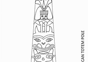 Totem Pole Faces Coloring Pages totem Pole Symbols Coloring Pages Pohjois Amerikka