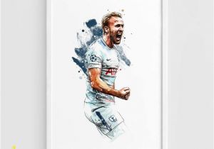 Tottenham Hotspur Wall Murals Harry Kane tottenham Hotspur Fc Spurs A3 Wall Art Print