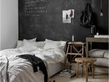 Touch Of Modern Wall Mural Bedroom with Black Chalkboard Wall