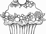 Towel Coloring Page Cupcake Fruit Kleurplaat Coloring Pinterest