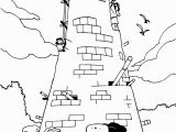 Tower Of Babel Coloring Page Preschool Printable tower Babel Coloring Page thekidsworksheet