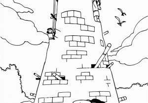 Tower Of Babel Coloring Page Preschool Printable tower Babel Coloring Page thekidsworksheet