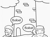 Tower Of Babel Coloring Page Preschool the tower Of Babel Free Printable Bible Lesson for