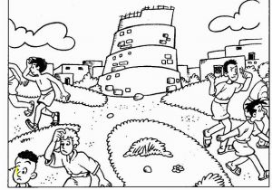 Tower Of Babel Coloring Page Preschool torre Di Babele 24 859×611