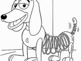 Toy Story 4 Coloring Pages Printable Slinky Dog Coloring Page