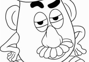 Toy Story Coloring Page Printable Mr Potato Head toy Story Coloring Page