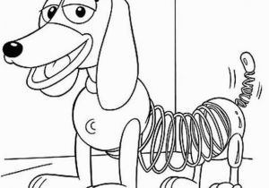 Toy Story Coloring Page Printable Slinky Dog Coloring Page