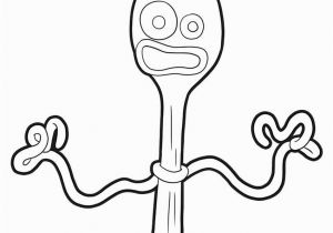 Toy Story Coloring Pages Printable forky toystory Coloringpages Coloringpagesforkids