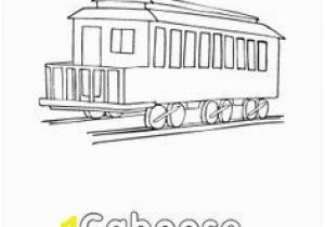 Train Caboose Coloring Pages Printable 7 Best Trains Images