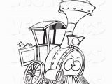 Train Caboose Coloring Pages Printable Cartoon Train