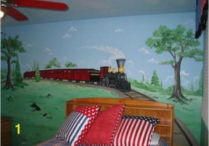 Train Murals for Walls Old Train Wall Murals Bedroom Ideas Harry S Bedroom