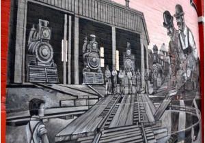 Train Murals for Walls Railway Yard Track Switching Picture Of Midland Murals Midland