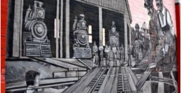 Train Station Wall Mural Railway Yard Track Switching Picture Of Midland Murals Midland