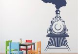 Train Wall Mural Stickers Train Wall Decal Front View Of Train Decal Train Bedroom