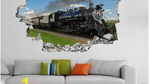 Train Wall Mural Stickers Vintage Retro Steam Train Lo Otive Wall Sticker Mural