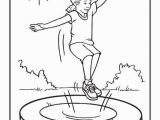 Trampoline Coloring Page Follow the Link Below to This Coloring Page