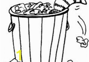 Trash Can Coloring Page 257 Best Printable Coloring & Activity Pages Images