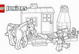 Trash Can Coloring Page Lego Juniors Pony Stables Coloring Page