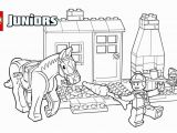 Trash Can Coloring Page Lego Juniors Pony Stables Coloring Page