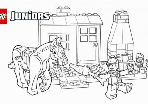 Trash Can Coloring Page Lego Juniors Pony Stables Coloring Page