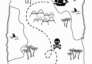 Treasure Map Coloring Pages Free Printable Pirate Map A Fun Coloring Page for the Kids