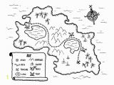 Treasure Map Coloring Pages Free Treasure Map Printable Great Way to Teach Map Skills or Kick