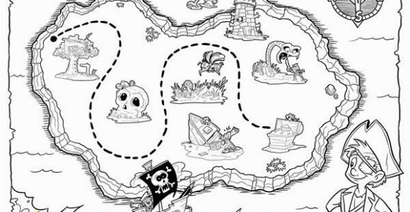 Treasure Map Coloring Pages Pirate Treasure Map Coloring Pages Printables Pinterest