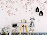 Tree Branch Wall Mural Self Adhesive 3d Painted Flower Branch Wc0770 Wall Paper Mural Wall Print Decal Wall Murals Muzi In Wallpaper Wallpapers From
