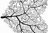 Tree Coloring Pages for Adults Tree Coloring Page 5