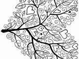 Tree Coloring Pages for Adults Tree Coloring Page 5