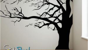 Tree Mural Wall Stickers Vinyl Wall Decal Sticker Spooky Tree Ac122 In 2019