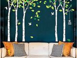 Tree Murals for Nursery Amazon Casefan 5 Trees Wall Decals forest Mural Paper for