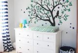 Tree Murals for Walls Tree Wall Decals Baby Nursery Tree Wall Sticker with Owl and