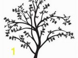 Tree Silhouette Wall Murals Tree Silhouette Wall Decal