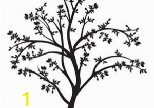 Tree Silhouette Wall Murals Tree Silhouette Wall Decal