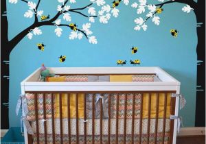 Tree Wall Mural Nursery Tree Wall Decal Nursery Wall Decoration Tree Wall