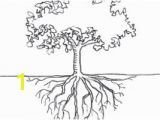 Tree with Roots Coloring Page 28 Collection Of Tree Coloring Pages with Roots