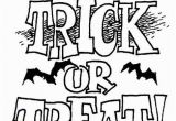 Trick or Treat Coloring Pages Printable Halloween Coloring Pages