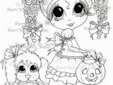 Trick or Treat Coloring Pages Printable Instant Download My Besties Digi Stamps Trick Treat