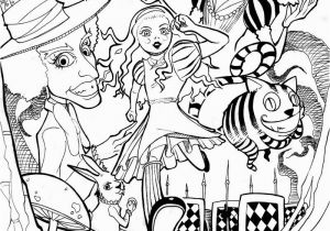 Trippy Alice In Wonderland Coloring Pages Alice In Wonderland Trippy Coloring Pages Coloring Pages