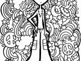 Trippy Alien Coloring Pages for Adults Alien Trippy Printable Coloring Page Free
