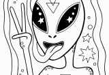 Trippy Alien Coloring Pages for Adults Coloring Pages