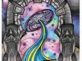 Trippy Coolest Coloring Page Woah Trippy and Beautiful Finished Portal Coloring From