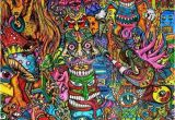 Trippy Wall Murals Art Trippy Creepy Hippie S Weed