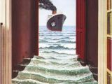 Trompe L Oeil Door Murals Le Secret Trompe L Oeil Door Mural Designyourwall