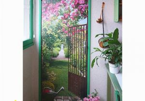 Trompe L Oeil Door Murals Trompe L Oeil Jardin De Roses