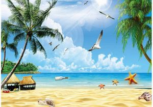 Tropical Beach Wall Mural Amazon Xbwy Custom 3d Mural Wallpaper for Wall Holiday