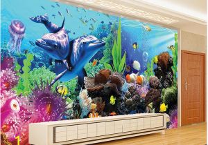 Tropical Fish Wall Mural Any Size Underwater World Aquarium 3d 3d Tropical Fish Tv Wall Mural Papers for Tv Backdrop Wallpapers Mobile Hd Wallpapers Nature From